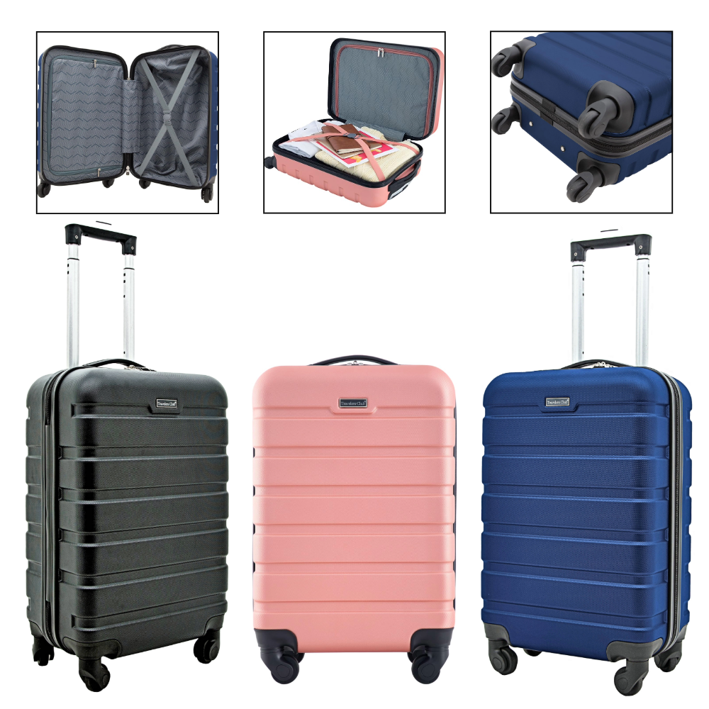 20” Rolling Hard Case Carry-On  with Spinner Wheels-1