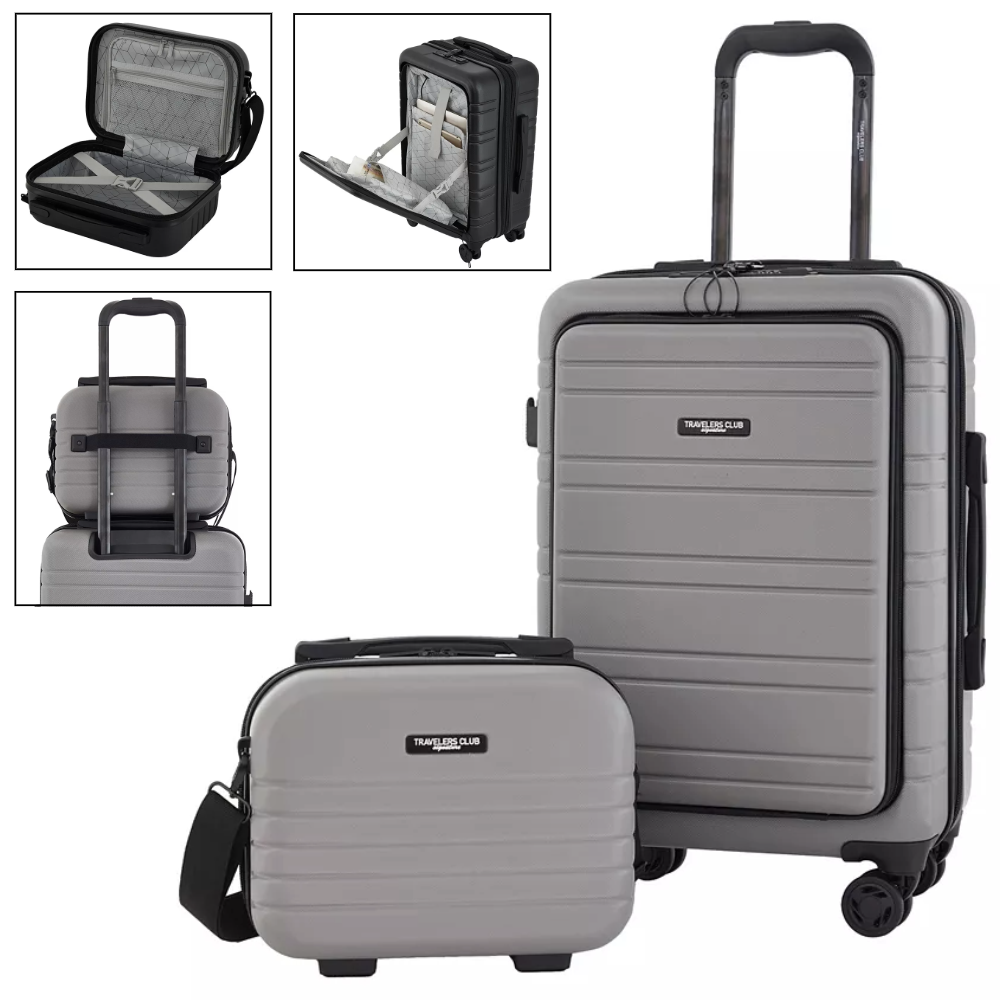 2pc Travelers Club Hardside Set 