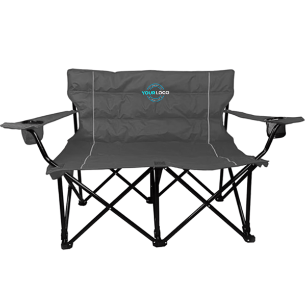 Double Folding Chair - Your Logo(Square)