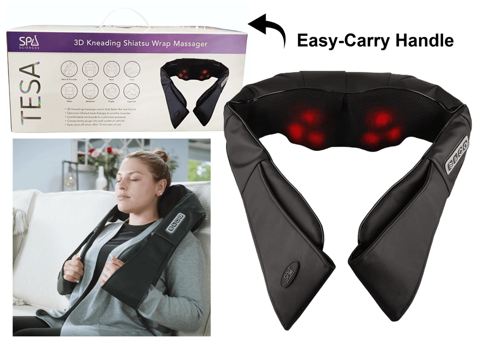 E - 8-in-1 Shiatsu Massager