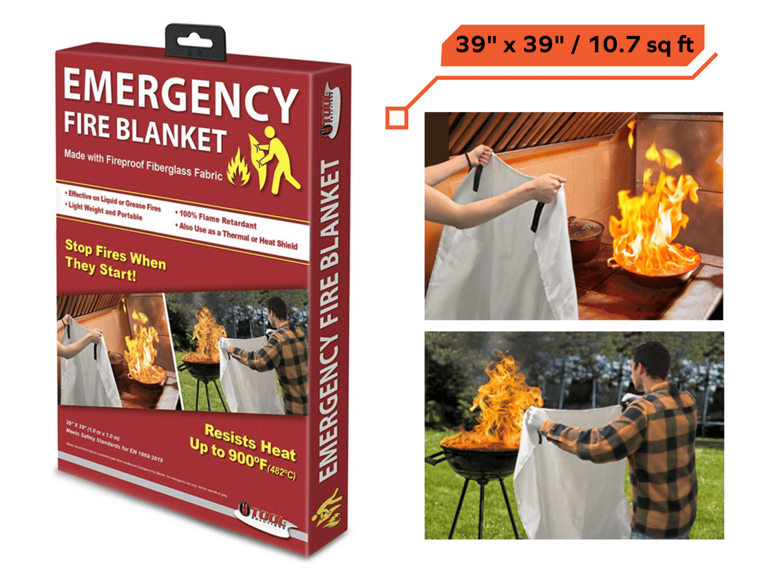 E - Emergency Fire Blanket
