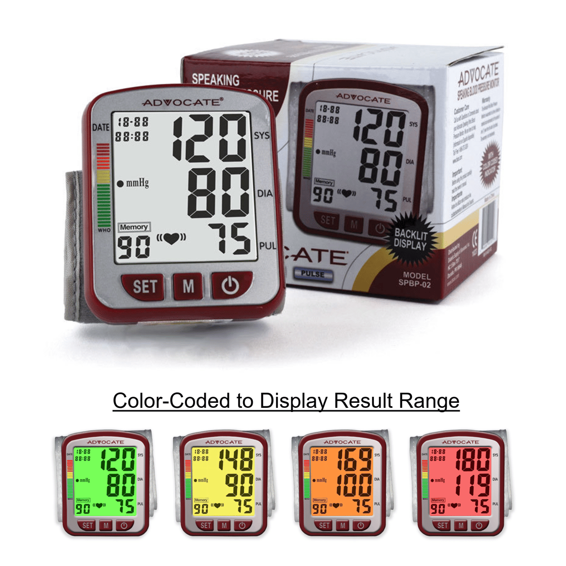 E - Speaking Wrist Blood Pressure Monitor-1