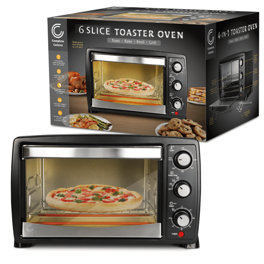 E7 - Baking - 6 Slice Toaster Oven