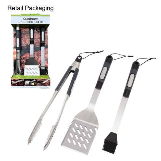 E7 - Cuisinart 3-Piece Grill Tool Set