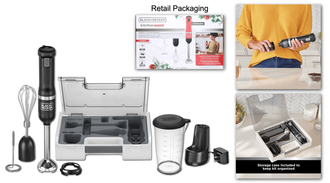 E7 - Immersion Blender Set 3-in-1