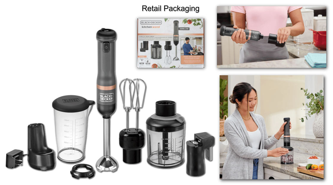 E7 - Immersion Blender Set 4-in-1