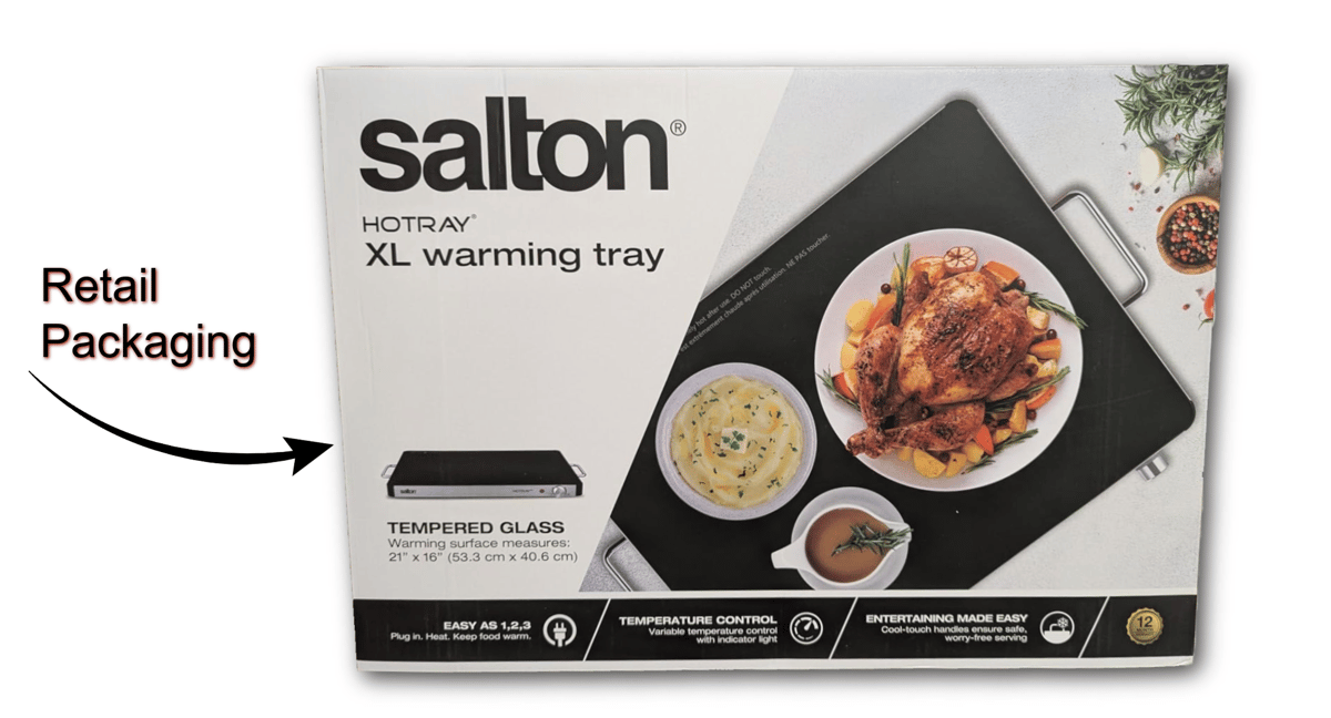 E7 - Salton Hotray XL Warming Tray Box-2