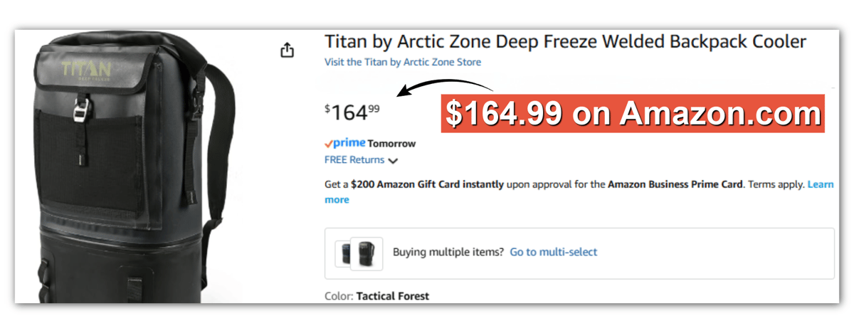 E7 - Titan Deep Freeze Welded 24-Can Backpack Cooler 2-1