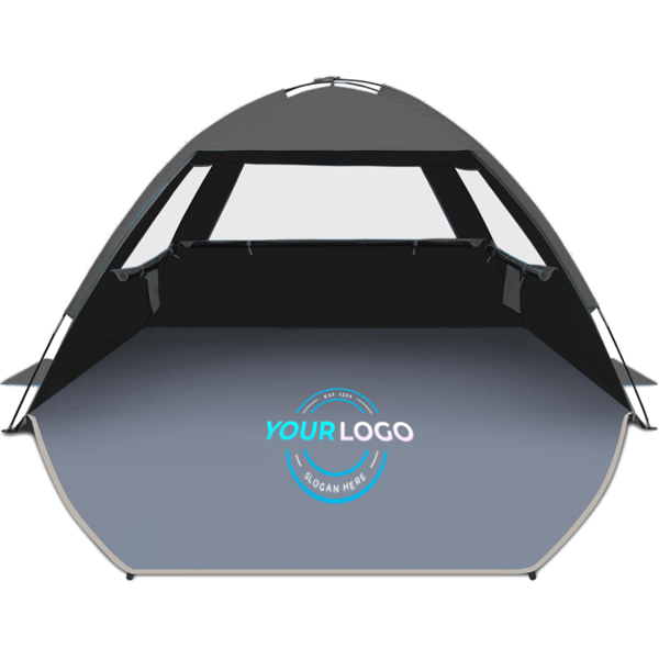 Portable Easy Up Beach Tent Cabana - Your Logo(Square)